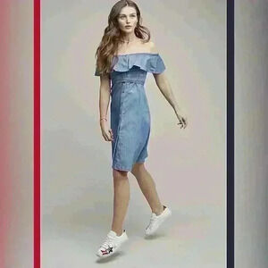 NWT Tommy Hilfiger sz 4 Blue A-line sundress